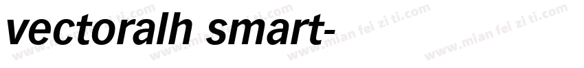 vectoralh smart字体转换